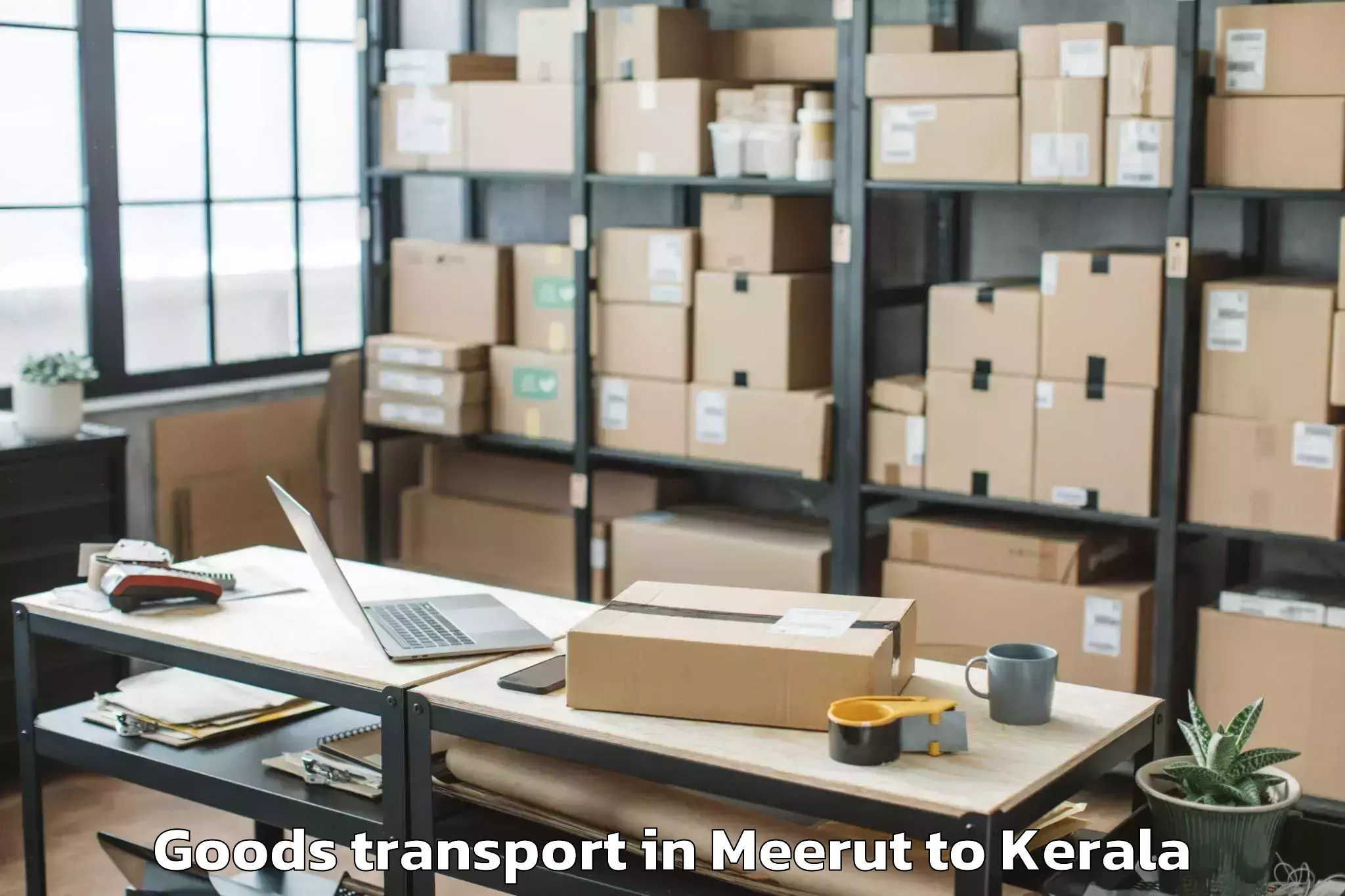 Meerut to Punalur Goods Transport Booking